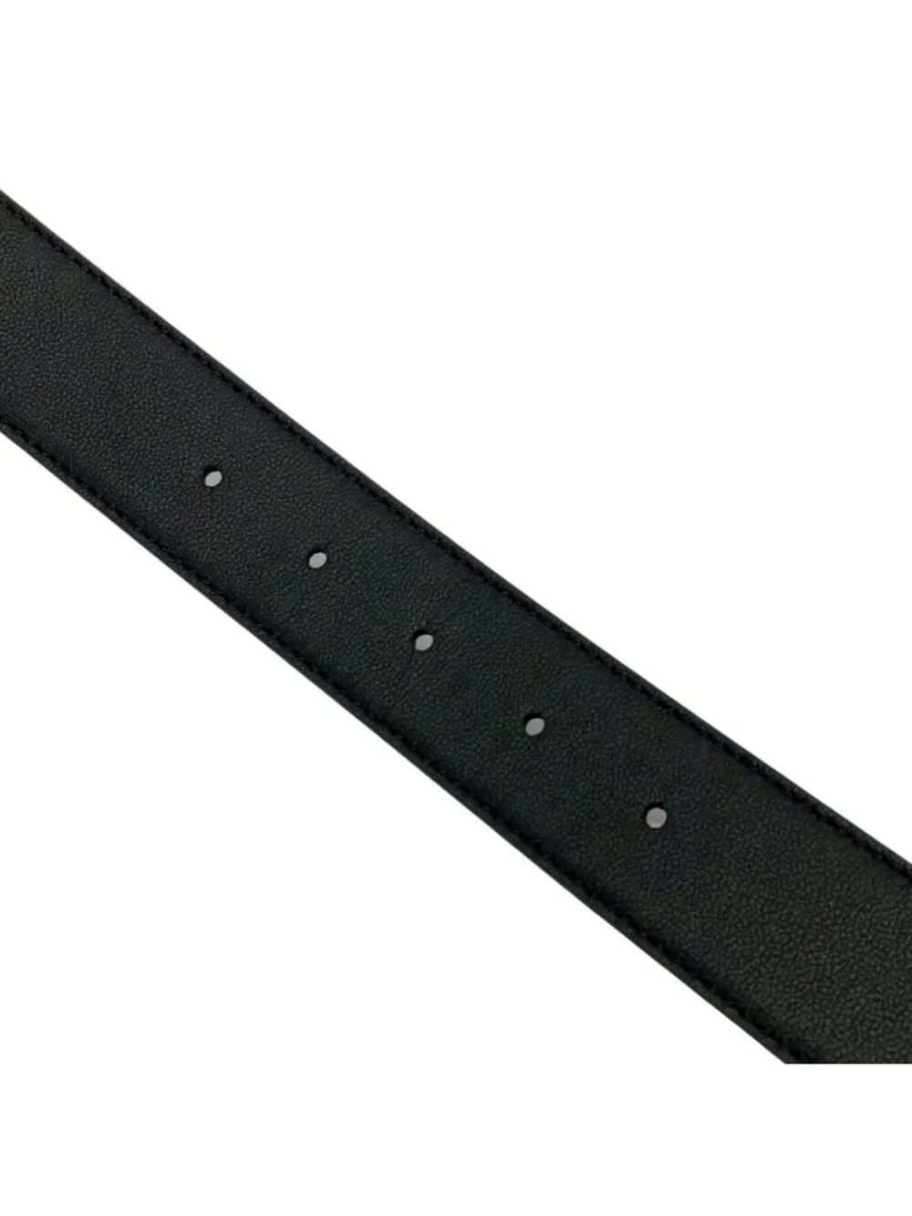 Fendi Belt Dark Brown Gold Zucca Pattern Reversible FF Square Leather